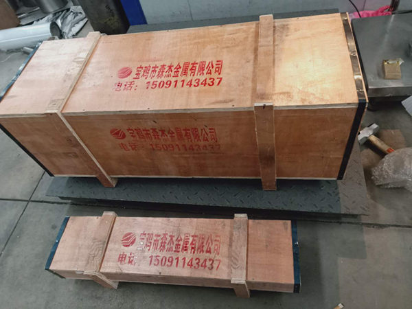 Product delivery,baojishi senjie Metal Co. , Ltd.