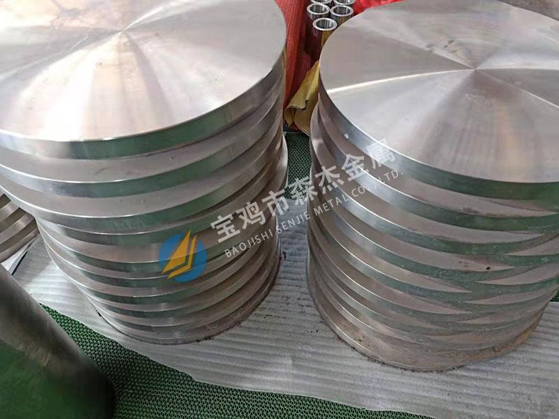 钛、镍、锆制法兰、加工件,[宝鸡市森杰金属有限公司]钛镍锆管件管道-法兰加工件-金属复合板