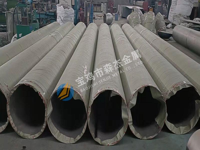 钛、镍、锆制管件、管道,[宝鸡市森杰金属有限公司]钛镍锆管件管道-法兰加工件-金属复合板