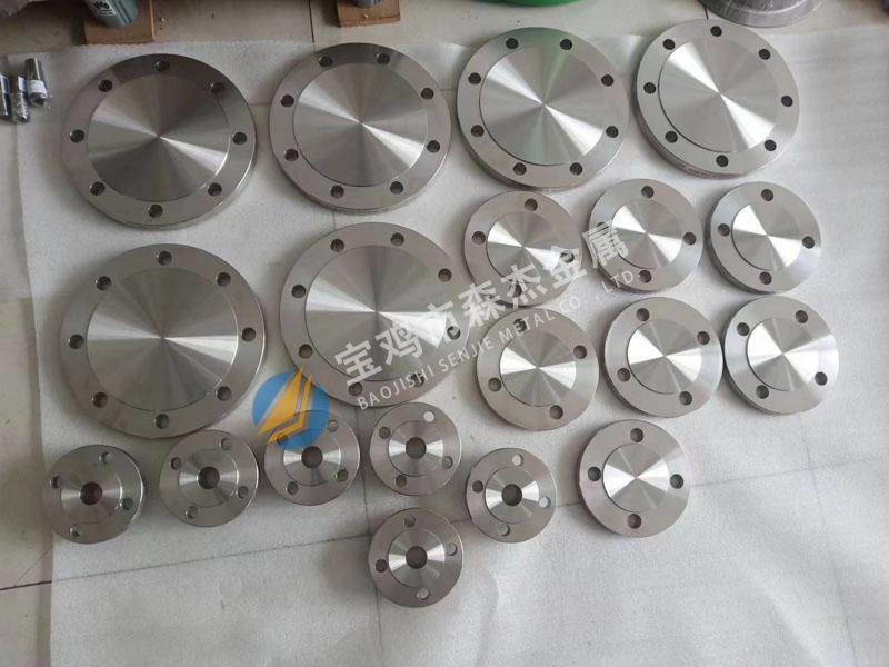 钛、镍、锆制法兰、加工件,[宝鸡市森杰金属有限公司]钛镍锆管件管道-法兰加工件-金属复合板