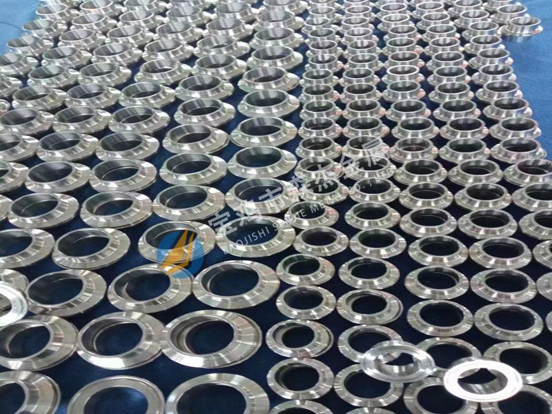 钛、镍、锆制法兰、加工件,[宝鸡市森杰金属有限公司]钛镍锆管件管道-法兰加工件-金属复合板